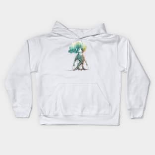 Tree Ent - Watercolor Art - White - Fantasy Kids Hoodie